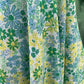Linen Blend - Green and Yellow Floral