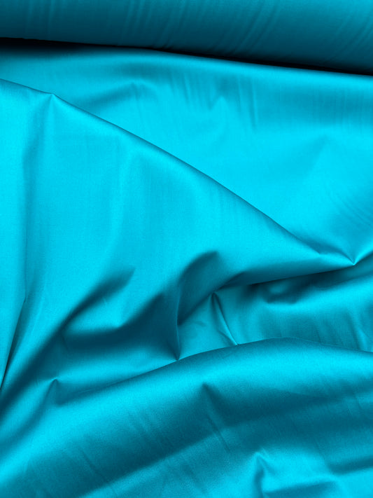 Cotton Satin - Turquoise