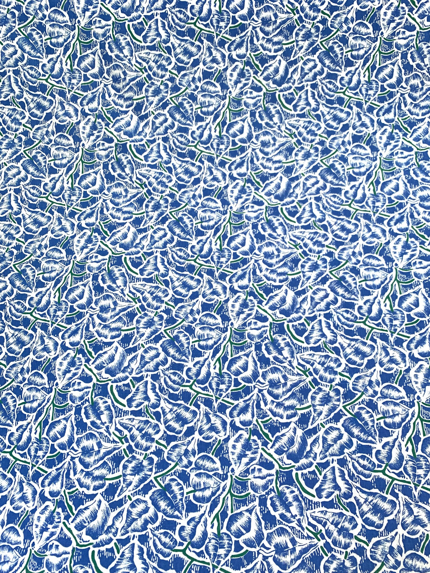 Cotton Poplin - Blue Floral