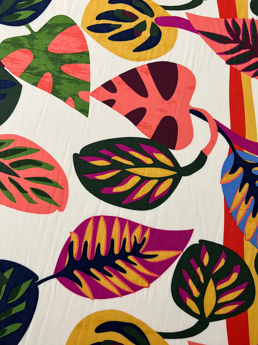 Abstract Floral Fabrics | Summer Abstract Fabric | Walthamstow Fabrics